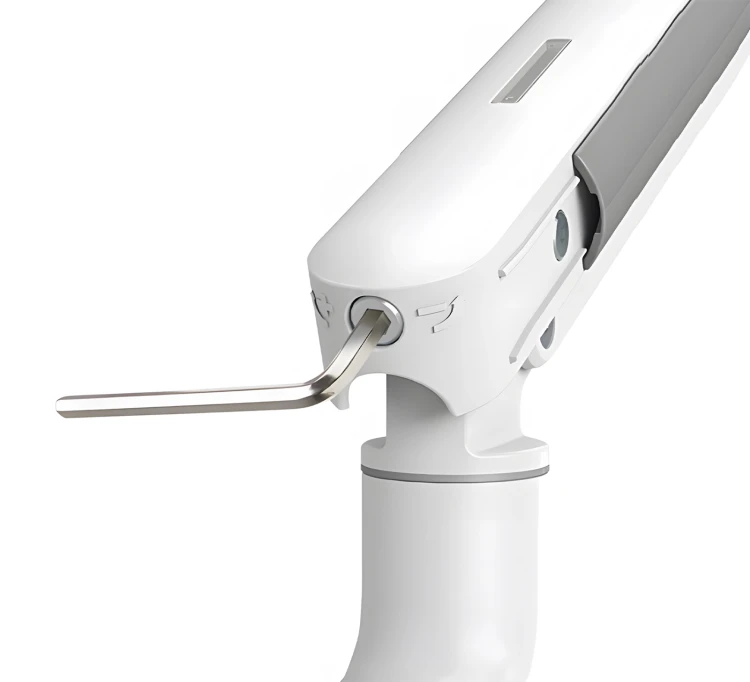 Podwójny uchwyt na monitor do biurka z przekątną 17"-32", standard VESA, waga monitora do 9 kg SolidHand-FS02
