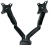 Ramię na 2 monitory do biurka z przekątną 13"-27" ze sprężyną gazową do regulacji, VESA SolidHand-SG02