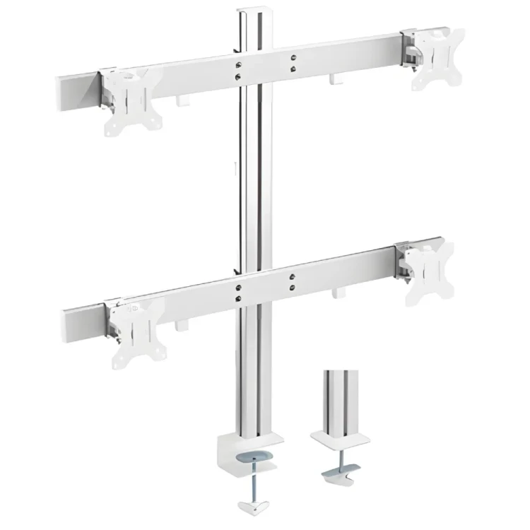 Wysięgnik do monitora na 4 ekrany o przekątnej 17-32 cale do 8 kg, standard VESA, regulowany SolidHand-CM04