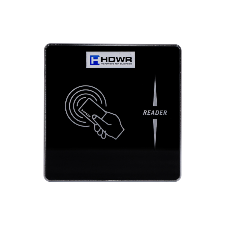 Czytnik breloków kart RFID 125 kHz do kontroli dostępu, Wiegand, DC9-16V, kompaktowy SecureEntry-CR60LF