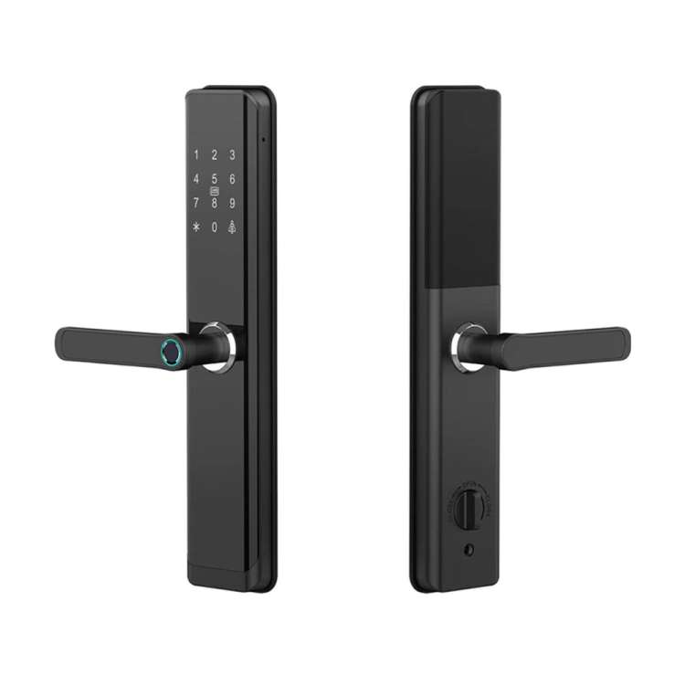 Inteligentny zamek do drzwi, elektroniczny na kartę RFID 13, 56 mHz, hasło i odcisk palca SecureEntry-HL300