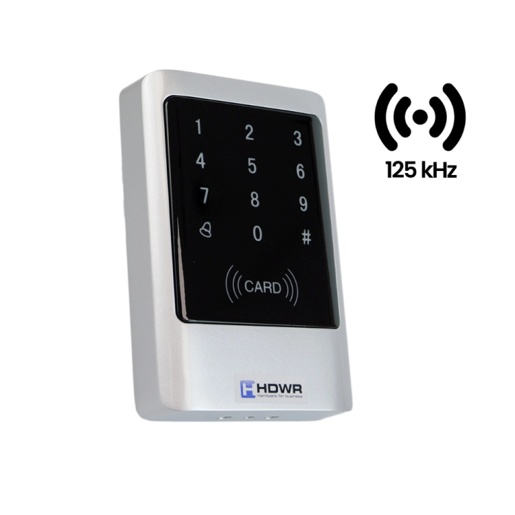 Kontroler dostępu z weryfikacją na hasło i kartę RFID 125 kHz z dotykową klawiaturą SecureEntry-AC400