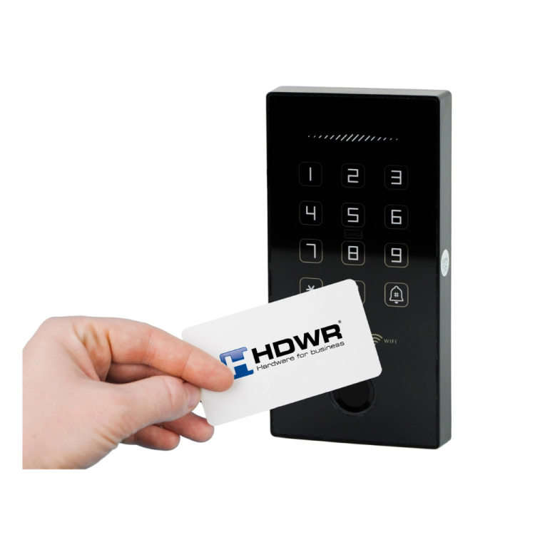 Zamek szyfrowy do drzwi z weryfikacją na PIN, odcisk palca i kartę RFID 13,56 mHz, WIFI, SecureEntry-AC200