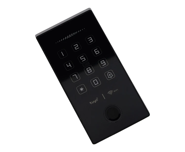 Zamek szyfrowy do drzwi z weryfikacją na PIN, odcisk palca i kartę RFID 13,56 mHz, WIFI, SecureEntry-AC200