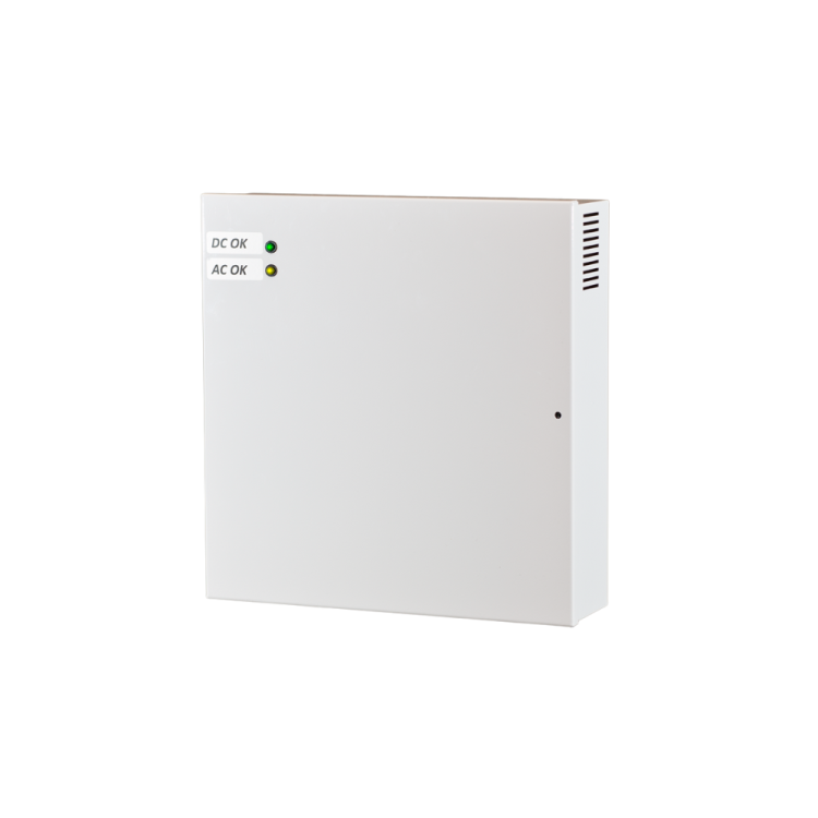 Zasilacz buforowy impulsowy 13.8VDC /4A, miejsce na akumulator 12V/7Ah