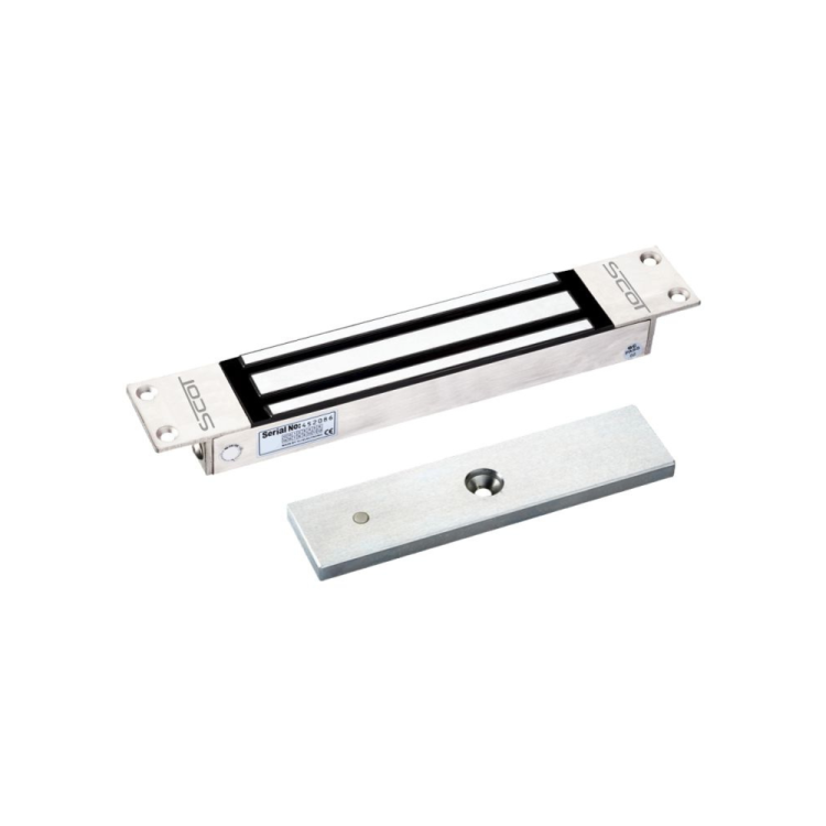 Zwora elektromagnetyczna wpuszczana 350kg z sygnalizacją EL-800MS