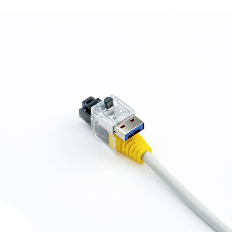 Blokada kabla LAN RJ45 Smart Keeper NC03PKDB Zestaw 5 szt + klucz
