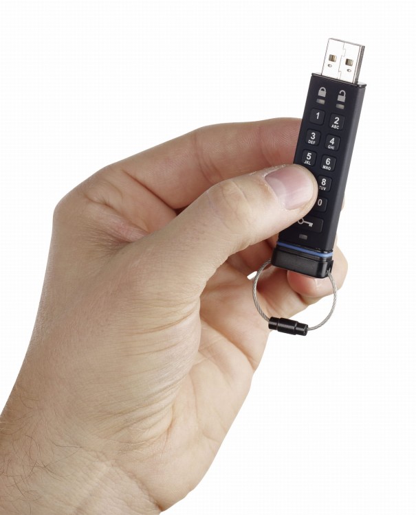 Pendrive iStorage datAshur®USB 8 GB czarny IS-FL-DA-256-8 USB 2.0