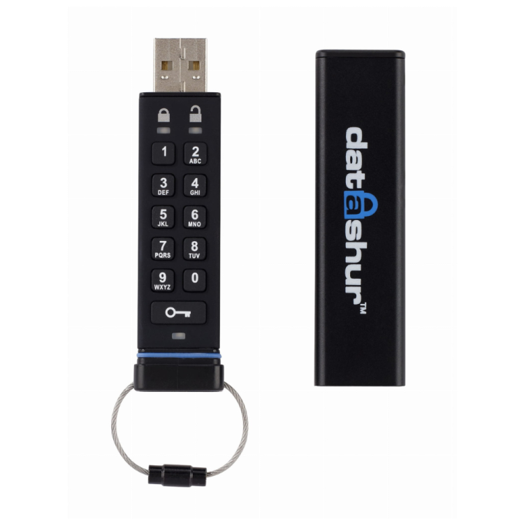 Pendrive iStorage datAshur®USB 8 GB czarny IS-FL-DA-256-8 USB 2.0