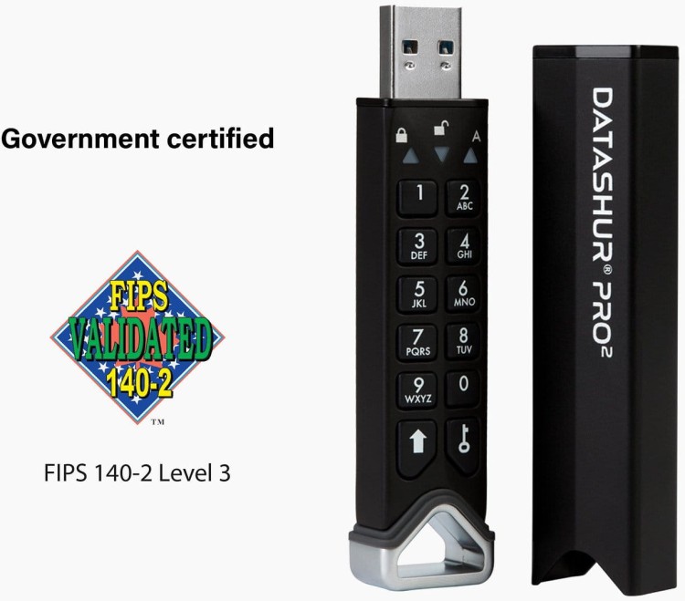 Pendrive iStorage datAshur PRO2®USB 64 GB czarny IS-FL-DP2-256-64 USB 3.2