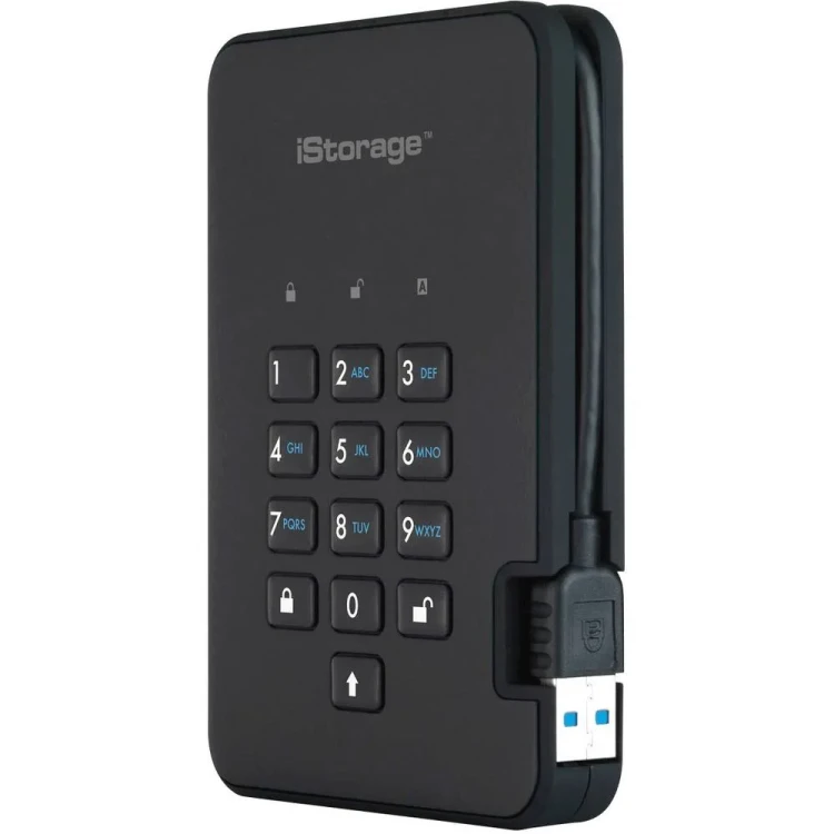 Szyfrowany dysk SSD iStorage diskAshur 2® 128GB Gen 2 IS-DA2-256-SSD-128-B