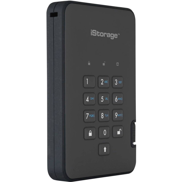 Szyfrowany dysk SSD iStorage diskAshur 2® 256GB Gen 2 IS-DA2-256-SSD-256-B