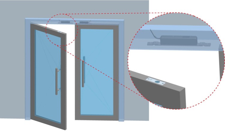 Elektrozamek trzpieniowy rewersyjny EB-1300MD