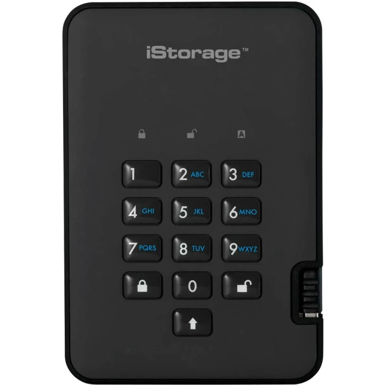 Szyfrowany dysk SSD iStorage diskAshur 2® 1TB Gen 2 IS-DA2-256-SSD-1000-B
