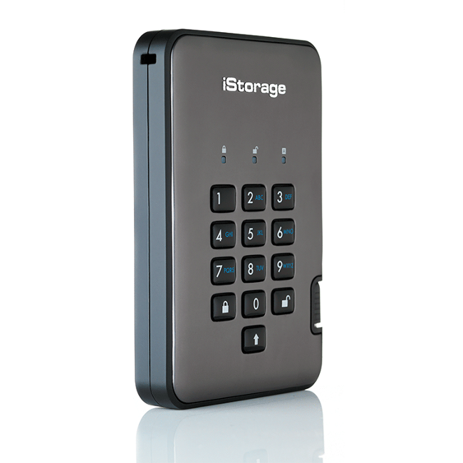Szyfrowany dysk przenośny diskAshur PRO2 SSD 128GB czarny | USB 3.1 | AES 256-bit