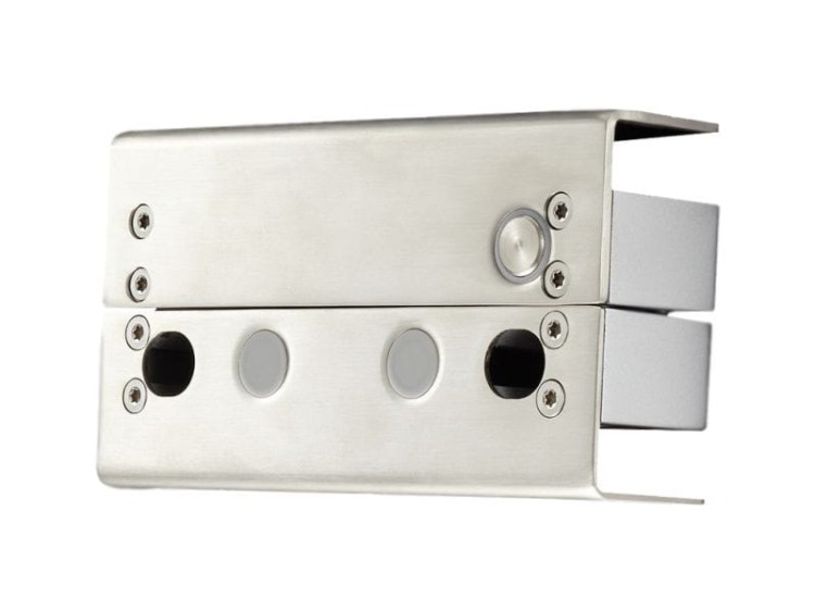 Elektrozamek trzpieniowy rewersyjny do witryn szklanych EB-1500GR