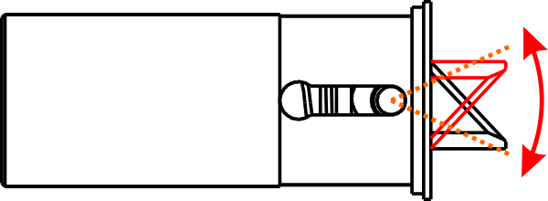 Elektrozamek trzpieniowy mini, rewersyjny EB-180R
