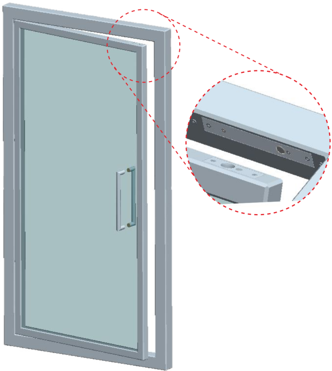 Elektrozamek trzpieniowy rewersyjny zewnętrzny EB-1200W