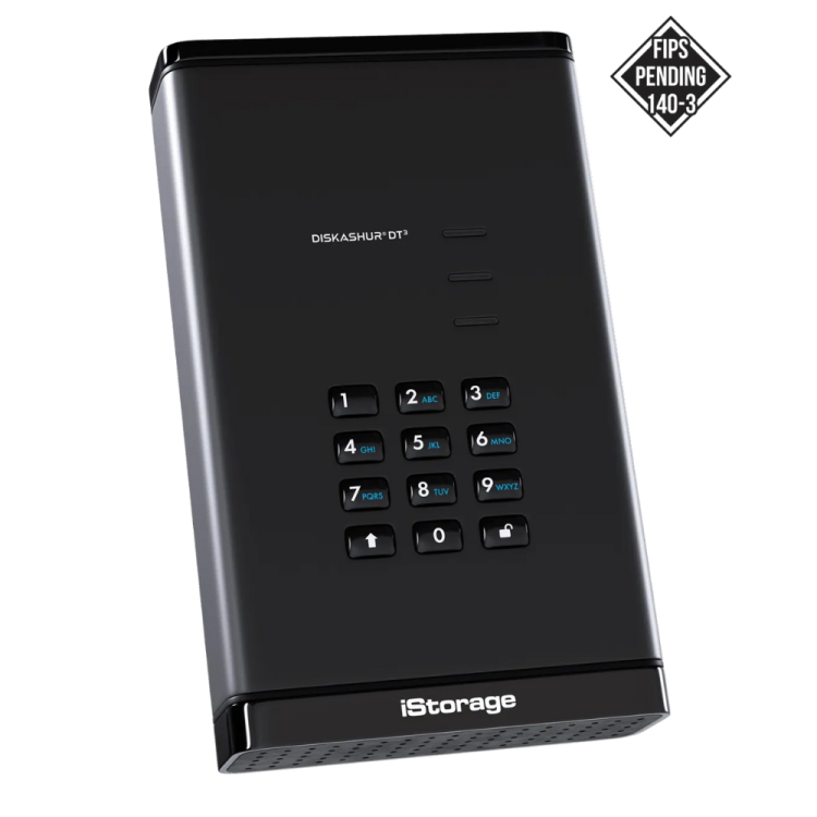 Szyfrowany dysk iStorage diskAshur DT3 HDD 4TB | IS-DT3-256-8000-F
