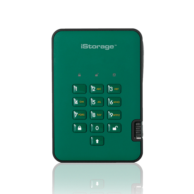 Szyfrowany dysk SSD iStorage diskAshur 2® 128GB Gen 2 IS-DA2-256-SSD-128-B