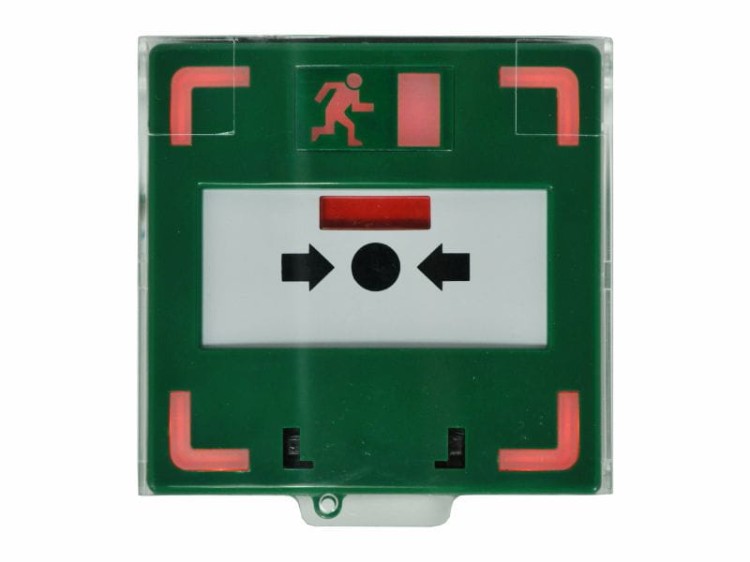 Przycisk awaryjnego otwarcia z podświetleniem i powiadomieniem dźwiękowym CP-13RG-BL