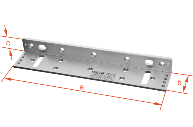 Uchwyt montażowy typu "L" do drzwi otwieranych na zewnątrz BK-1200WL