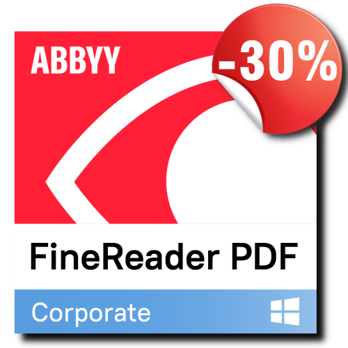 ABBYY FineReader PDF Corporate, Licencja dla jednego użytkownika (ESD), ograniczona czasowo, 1 rok