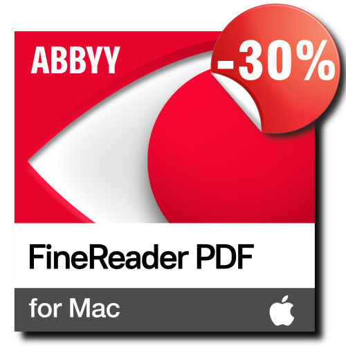 ABBYY FineReader PDF dla komputerów Mac, licencja dla jednego użytkownika (ESD), ograniczona czasowo, 1 rok