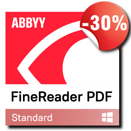 ABBYY FineReader PDF Standard, Licencja dla jednego użytkownika (ESD), ograniczona czasowo, 3 lata