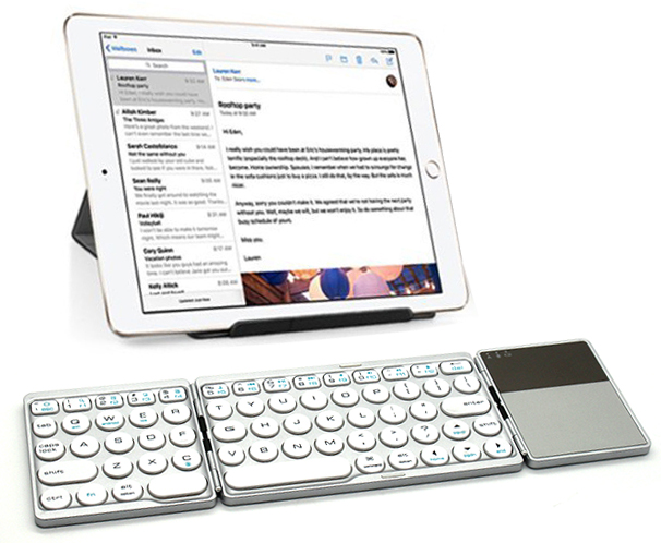 Klawiatura do tabletu z touchpadem składana Bluetooth typerCLAW-BS120