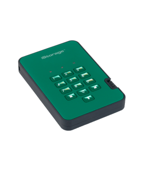 Szyfrowany dysk przenośny diskAshur2 HDD 5TB zielony 2.5" | USB 3.1 | AES 256-bit