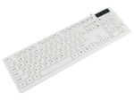 Biała klawiatura mechaniczna przewodowa USB typerCLAW-PC110W