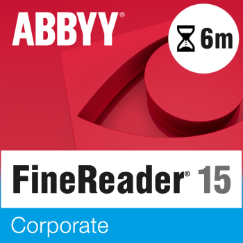 ABBYY FineReader PDF 15 Corporate (pojedynczy użytkownik) licencja OGRANICZONA CZASOWO NA 6 MIESIĘCY