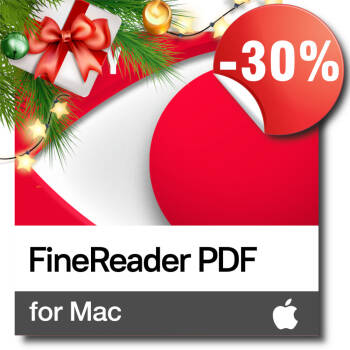 ABBYY FineReader PDF dla komputerów Mac, licencja dla jednego użytkownika (ESD), ograniczona czasowo, 1 rok - 30% taniej pod choinkę!