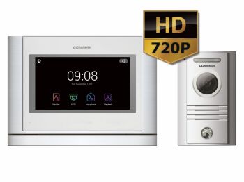 WIDEODOMOFON GŁOŚNOMÓWIĄCY 7" HD Z KAMERĄ NATYNKOWĄ