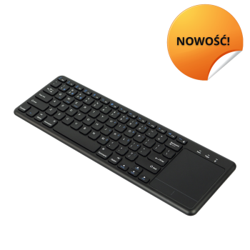Bezprzewodowa klawiatura komputerowa z touchpadem typerCLAW BC130B