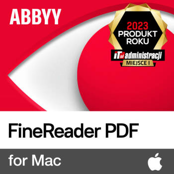 ABBYY FineReader PDF dla komputerów Mac, licencja dla jednego użytkownika (ESD), GOV/NPO/EDU, ograniczona czasowo, 1 rok