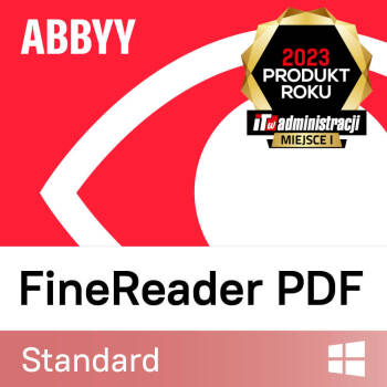ABBYY FineReader PDF Standard, Licencja dla jednego użytkownika (ESD), GOV/NPO/EDU, ograniczona czasowo, 1 rok