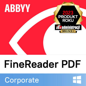 ABBYY FineReader PDF Corporate, Licencja dla jednego użytkownika (ESD), GOV/NPO/EDU, ograniczona czasowo, 3 lata