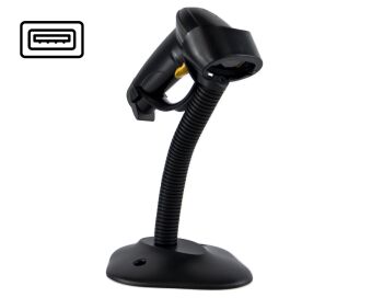 Czytnik kodów kreskowych 1D laserowy automatyczny USB HD42A