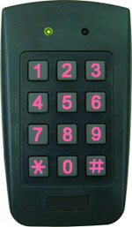 Czytnik kart zbliżeniowych z podświetlaną klawiaturą 3x4 / kontroler AYC-F64