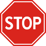 znak stop
