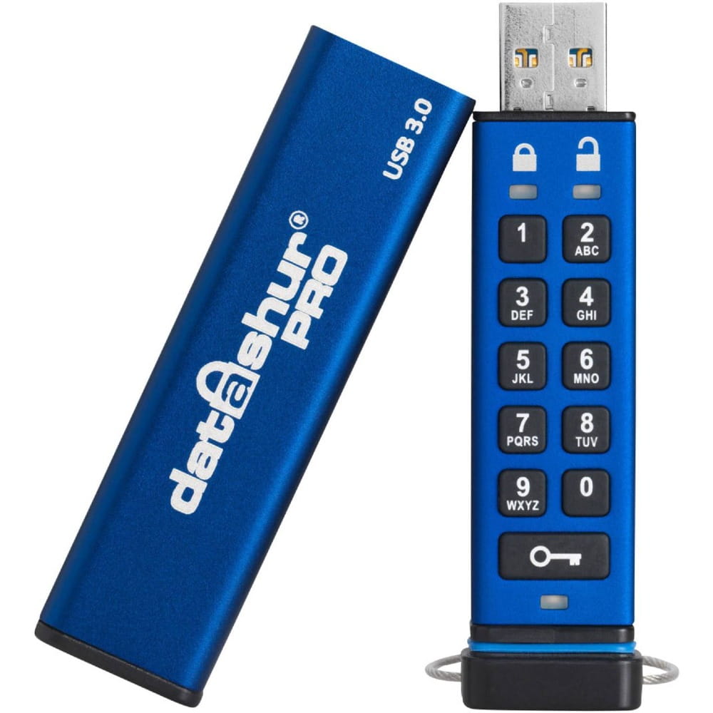 Pendrive iStorage datAshur® PRO USB 32 GB niebieski IS-FL-DA3-256-32 USB 3.2